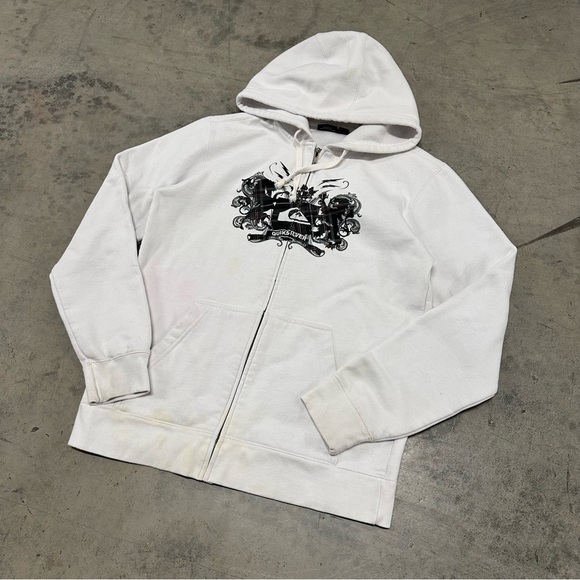 Vintage Quiksilver Hoodie Small - Picture 2 of 14